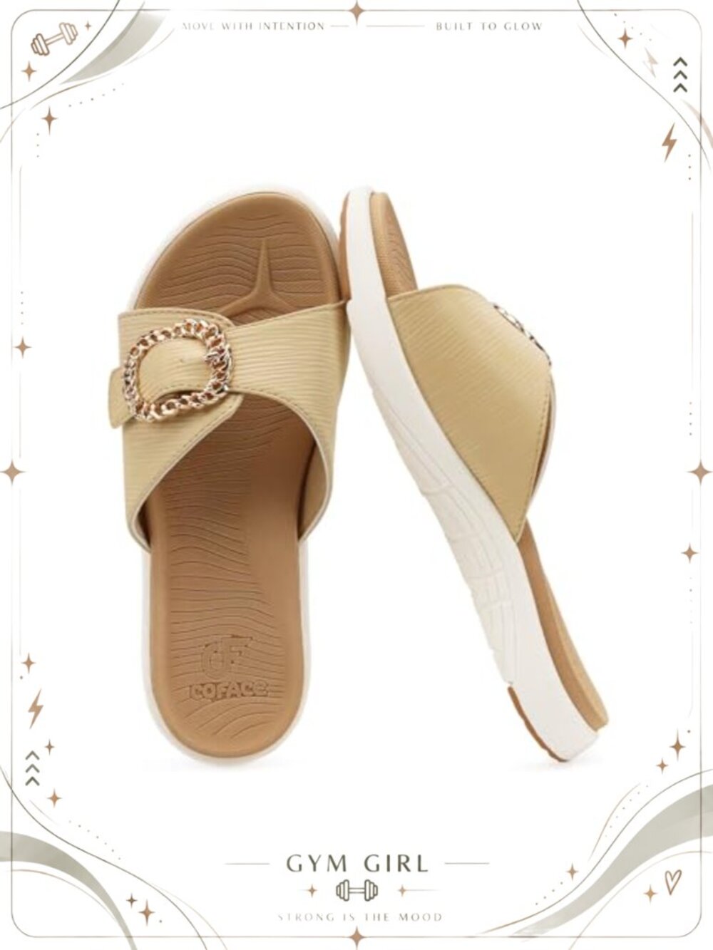 Womens Orthotic Slides Arch Support Cushion Walking Sandals Faux Leather